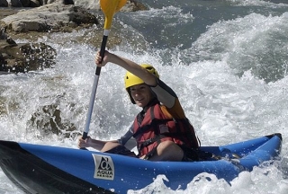 Kayak in the rapids